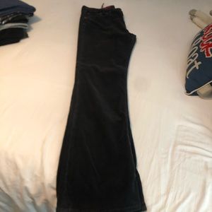 Super soft midnight navy AG corduroys with slight flare